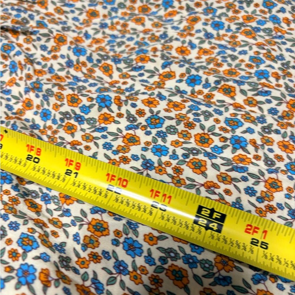 Prairie Dress in a medium ditsy floral print, cap sleeve and tiered midi. - Picture 8 of 11